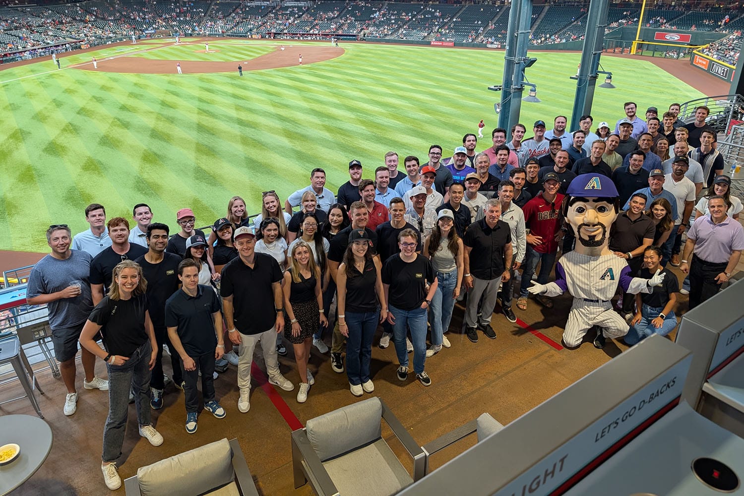 Trinity Capital team day at the Arizona Diamondbacks game in Phoenix, AZ.