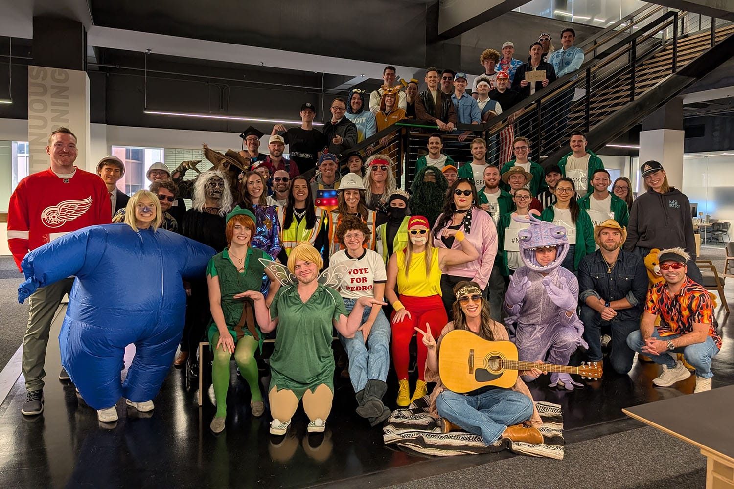 Trinity Capital office Halloween contest 2025 team picture