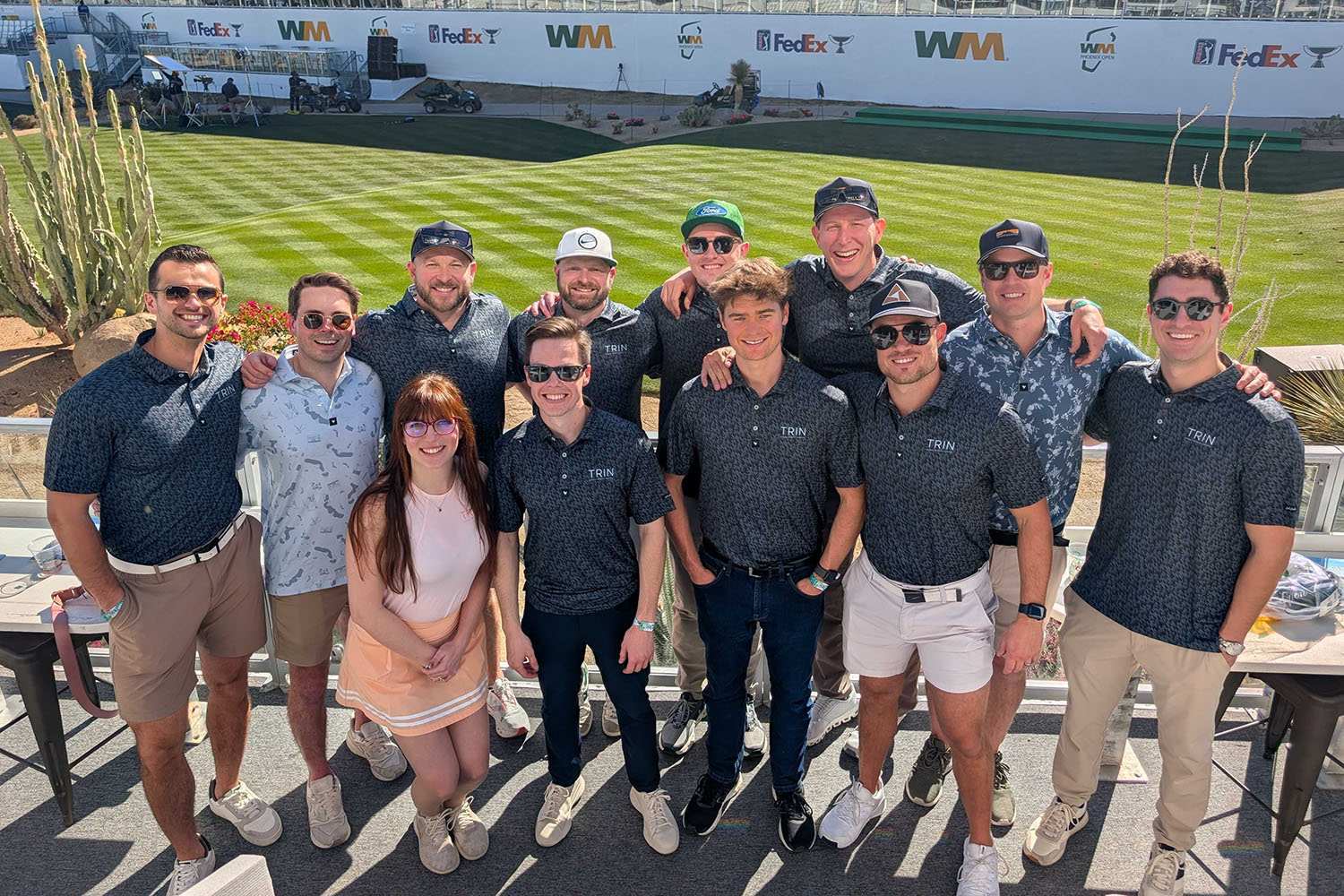Trinity Capital Equipment Finance team at the 2026 Waste Management Phoenix Open